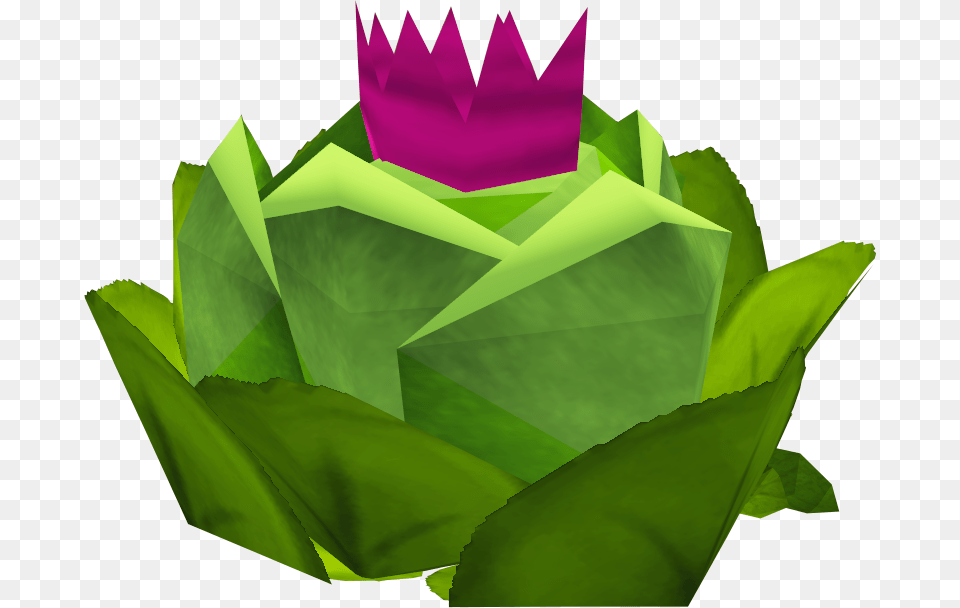 Runescape Cabbage, Green, Leaf, Plant, Art Free Png Download