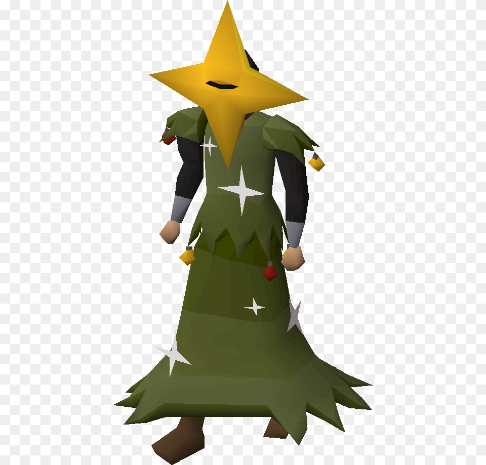 Runescape Christmas Tree Costume, Star Symbol, Symbol, Person Free Transparent Png