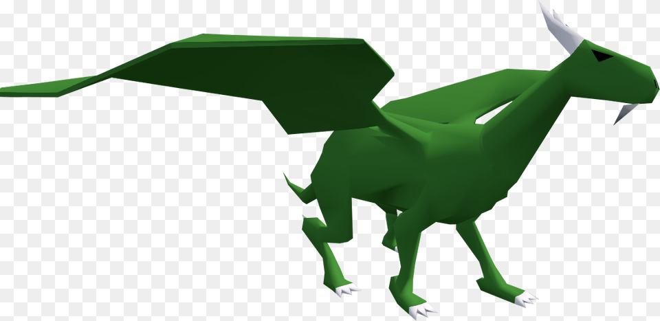 Runescape Classic Green Dragon, Person, Animal, Dinosaur, Reptile Free Png Download