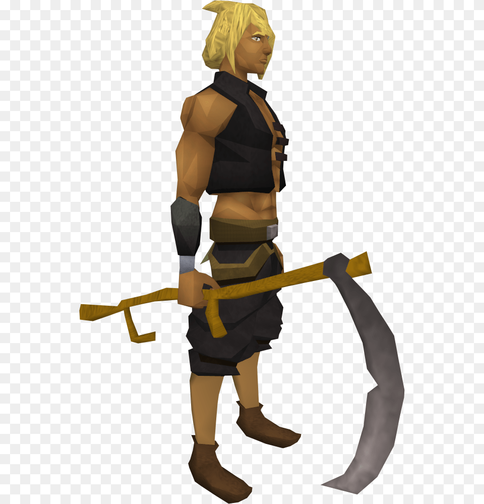 Runescape Crypt Scythe, Adult, Female, Person, Woman Free Transparent Png