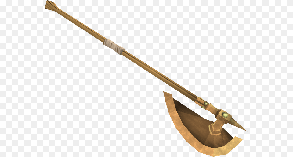 Runescape Halberd Melee Weapon Spear Copper Halberd, Blade, Dagger, Knife, Device Free Png Download