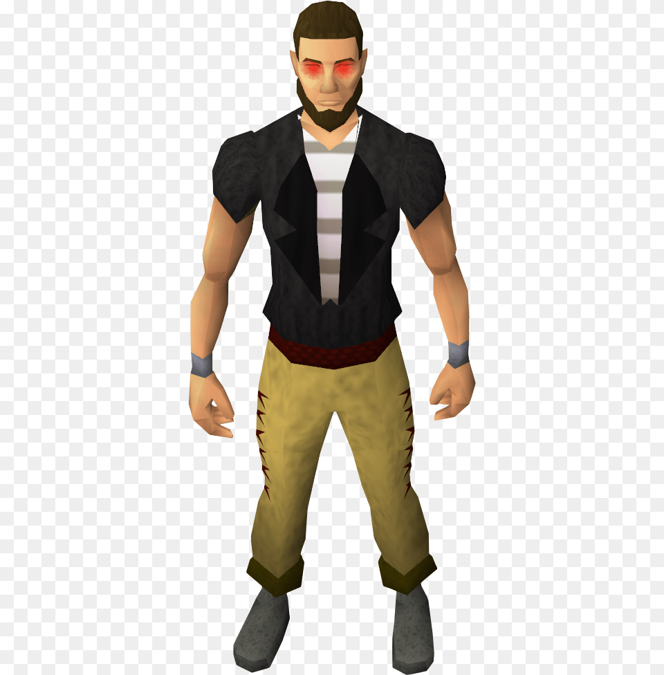 Runescape Highwayman Mask, Vest, Clothing, Adult, Person Png