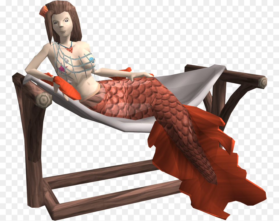 Runescape Mermaid, Furniture, Adult, Female, Person Free Png