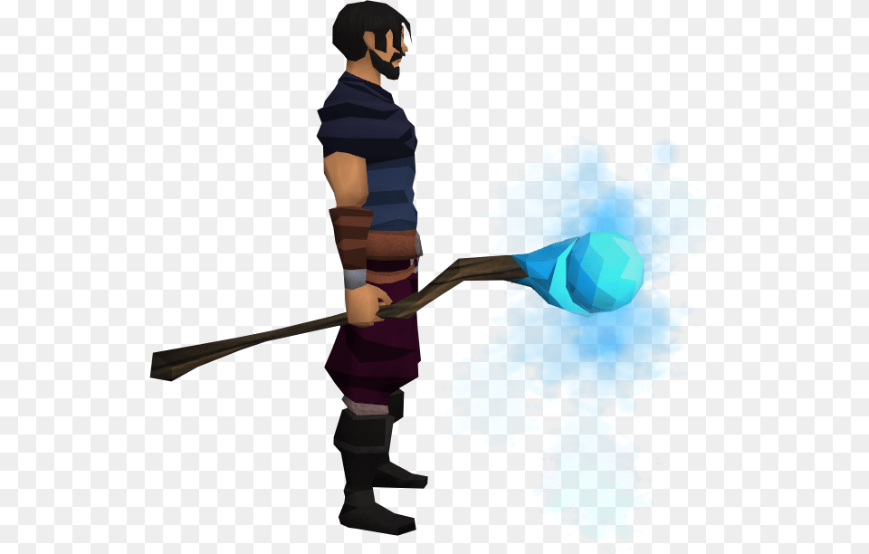 Runescape Staff Of Water, Art, Graphics, Adult, Female Png