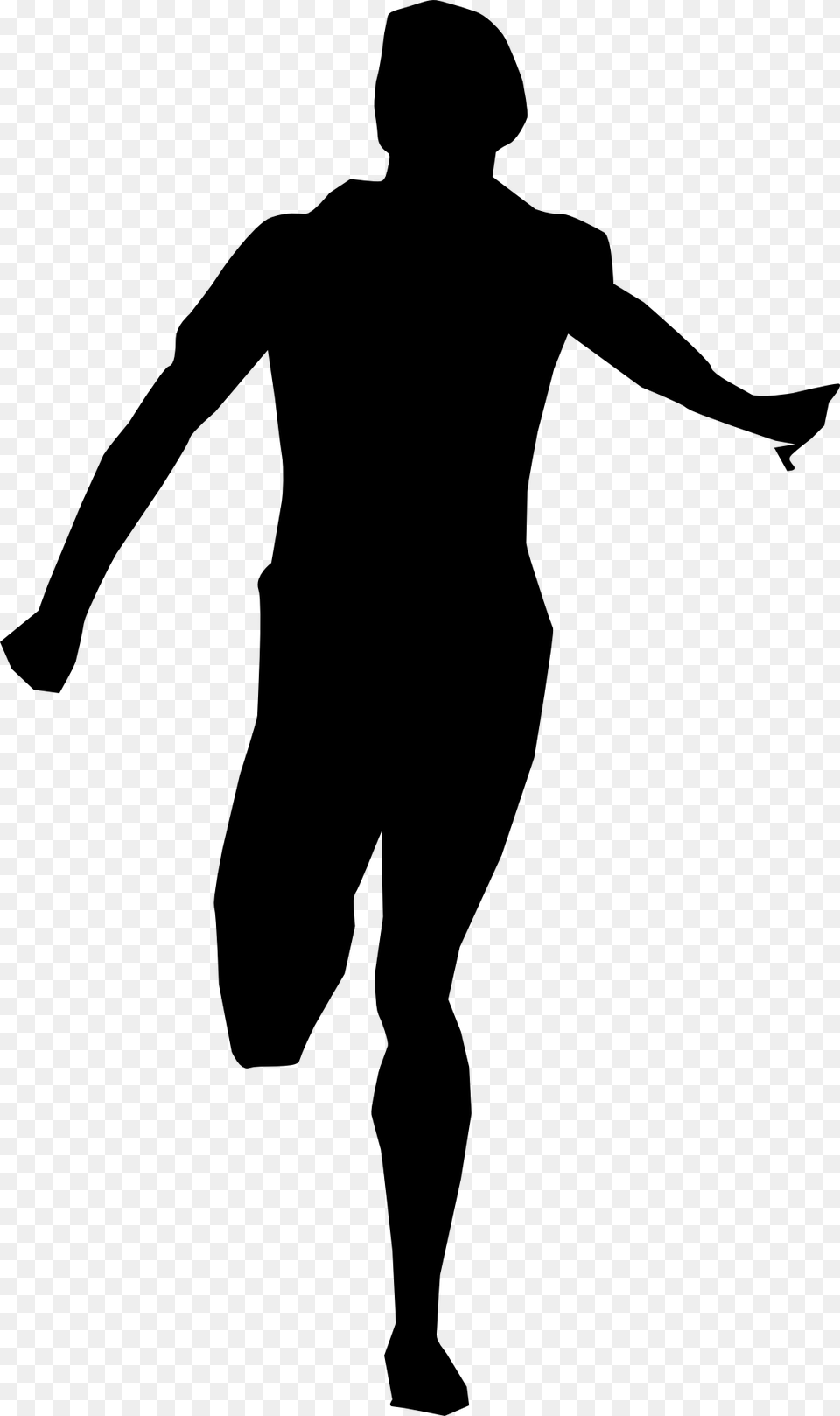 Runner Clip Art, Silhouette, Adult, Male, Man Png