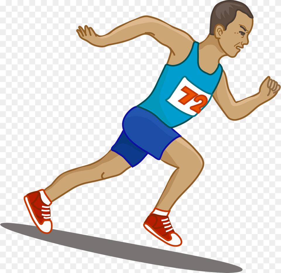 Runner Clipart, Person, Clothing, Shorts, Face Free Transparent Png