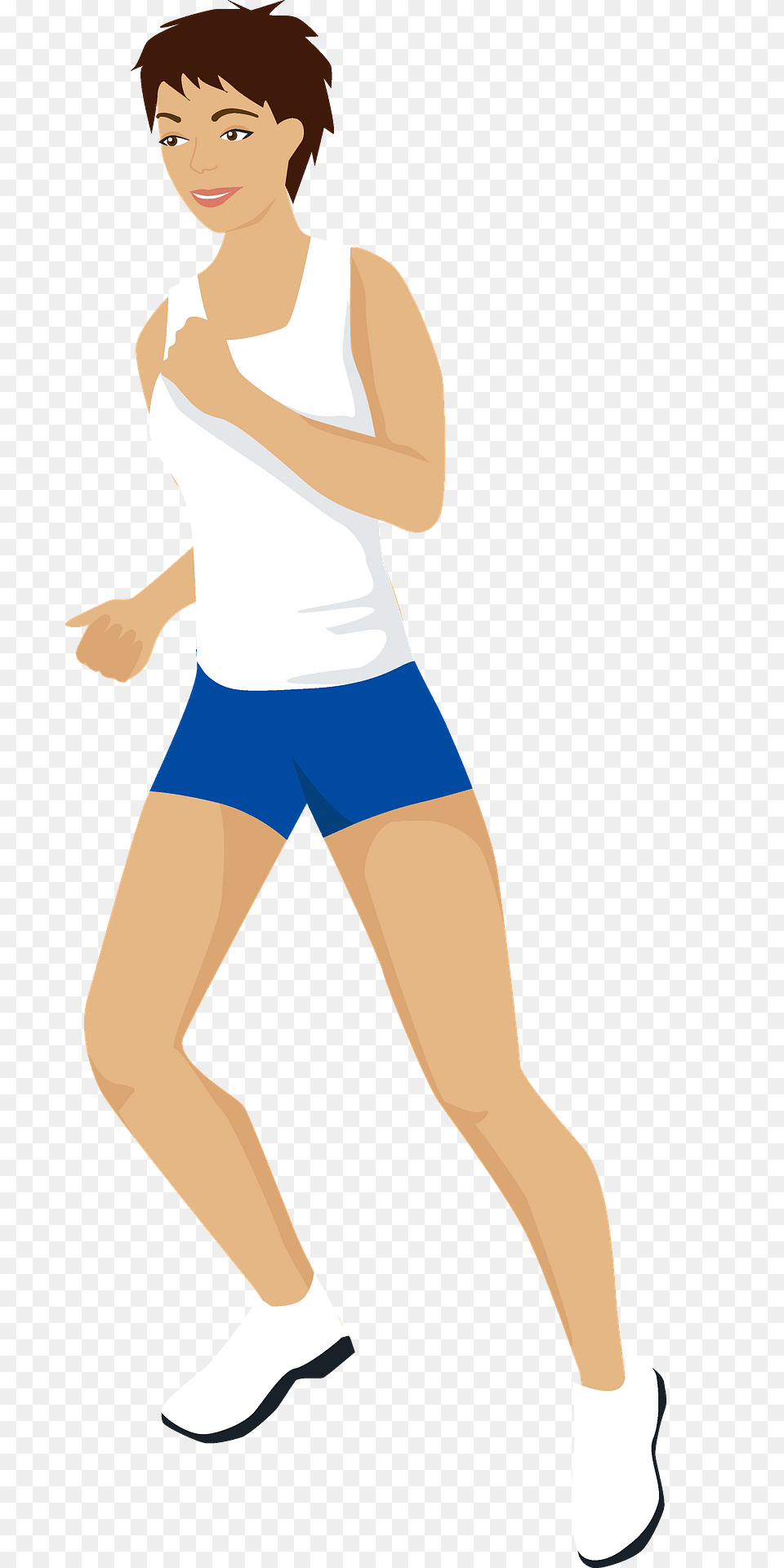 Runner Clipart, Boy, Shorts, Person, Male Png