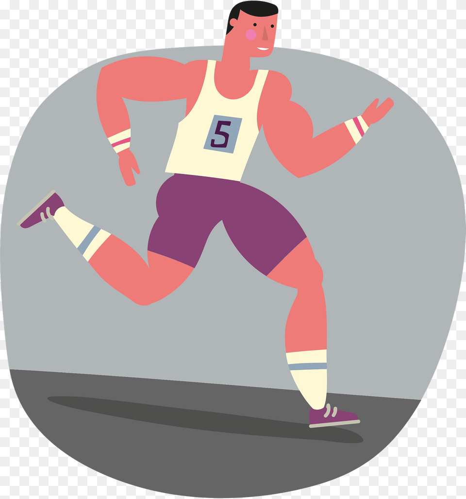 Runner Clipart, Clothing, Shorts, Adult, Male Free Png