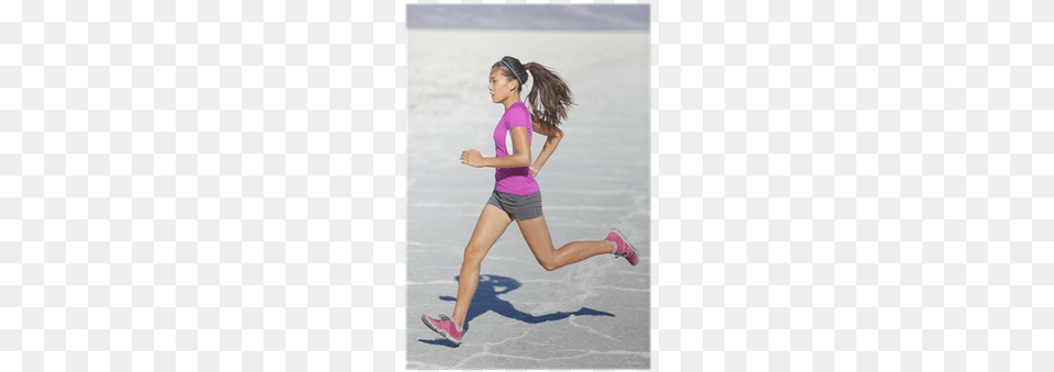 Runner Sprinting On Trail Run Poster Pixers We Motivational Half Marathon Quotes, Clothing, Shorts, Child, Female Free Png