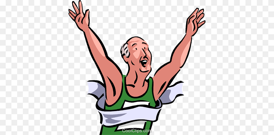 Runners Running Royalty Vector Clip Art Illustration, Baby, Person, Head, Face Free Transparent Png