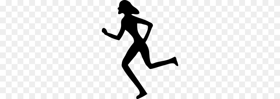 Running Gray Png Image