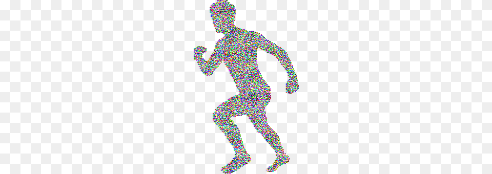 Running Art, Baby, Person, Mosaic Png Image