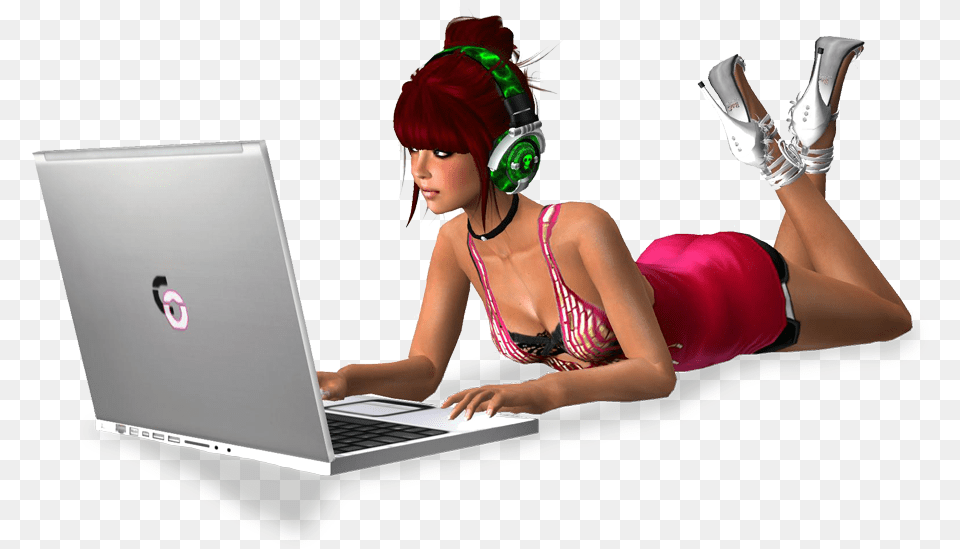 Running Businesses Successfully In Second Life Output Device, Computer, Electronics, Pc, Laptop Free Png Download