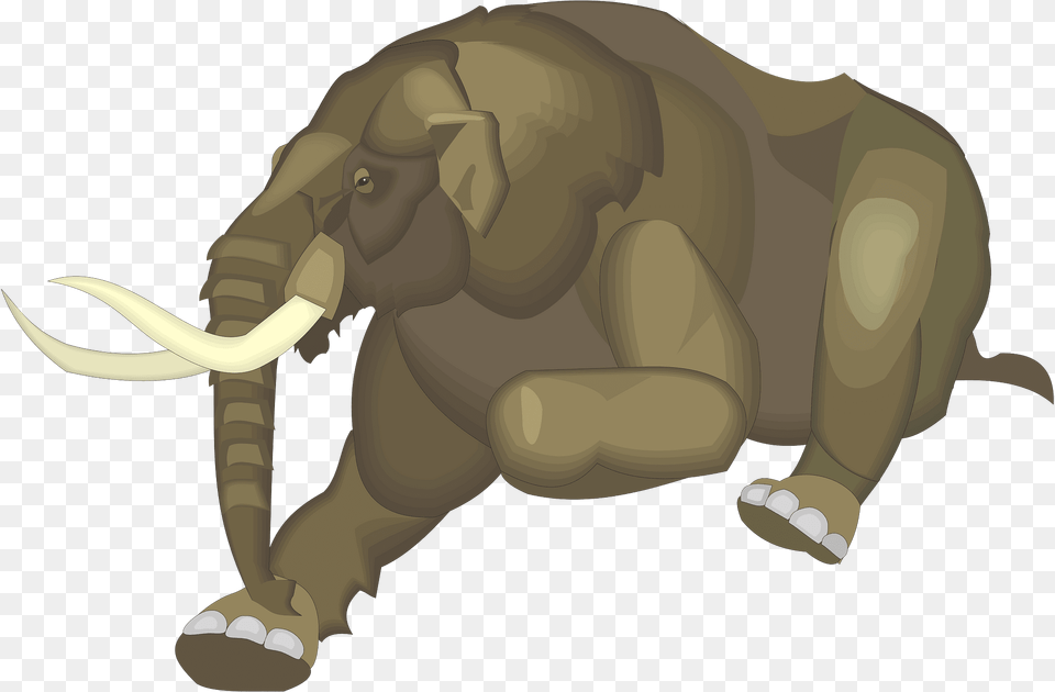 Running Clipart, Animal, Elephant, Mammal, Wildlife Free Png Download