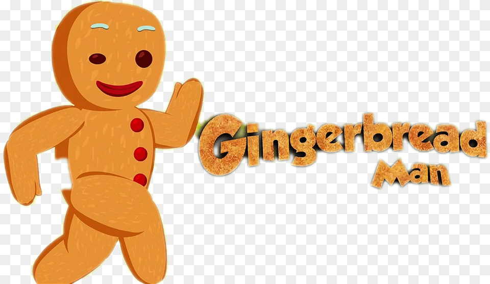 Running Gingerbread Man Image Gingerbread Man, Baby, Person, Face, Food Free Png