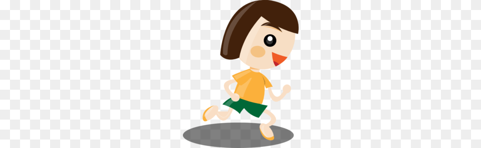 Running Girl Clip Art, Doll, Toy, Baby, Person Png Image