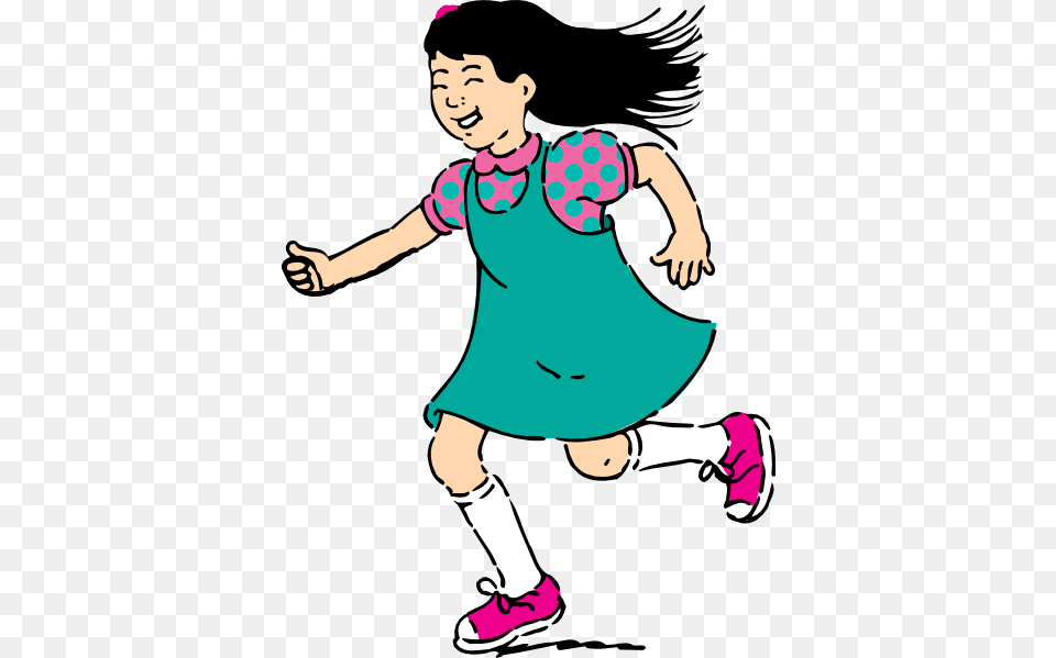 Running Girl Clip Art, Baby, Person, Face, Head Png Image