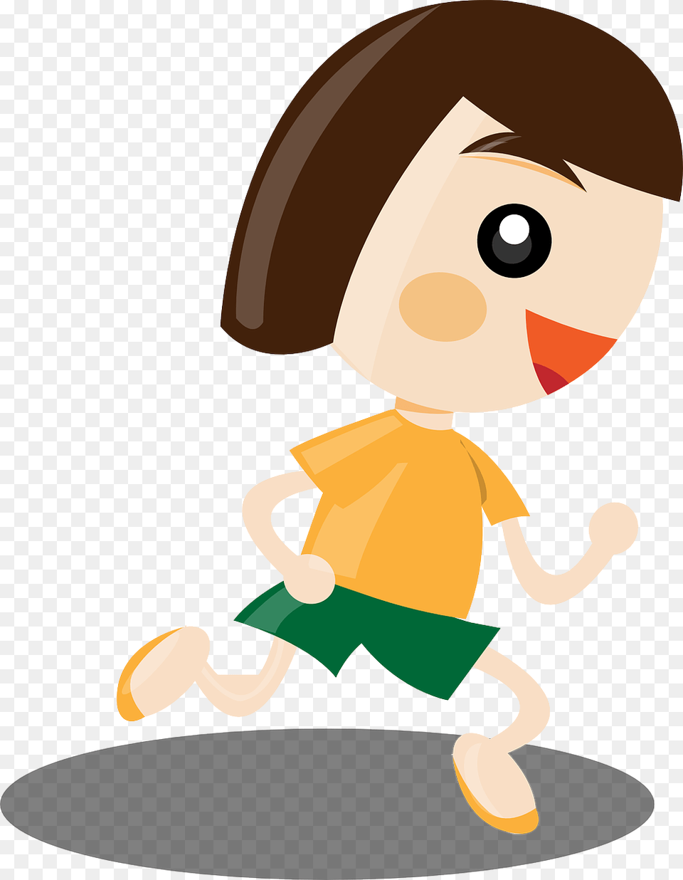 Running Girl Clipart Girl Running Transparent, Toy, Doll, Elf, Baby Png