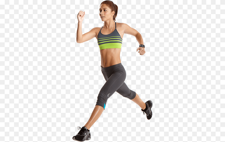 Running Girl Image Girl Running No Background, Footwear, Shoe, Clothing, Person Free Png Download