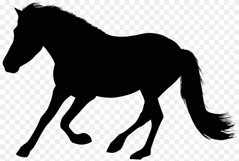 Running Horse Silhouette Clip Art, Symbol Free Transparent Png