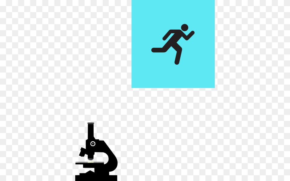 Running Icon Clip Art, Person, Microscope Free Transparent Png