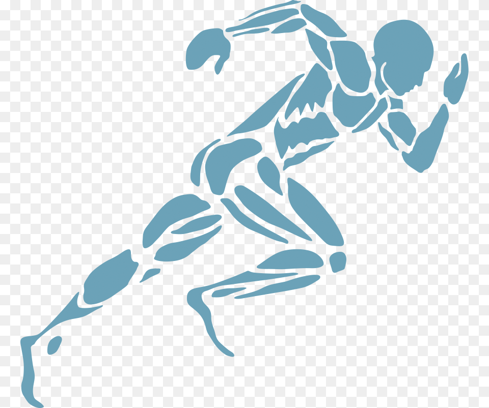 Running Man, Stencil, Animal, Bee, Insect Png Image