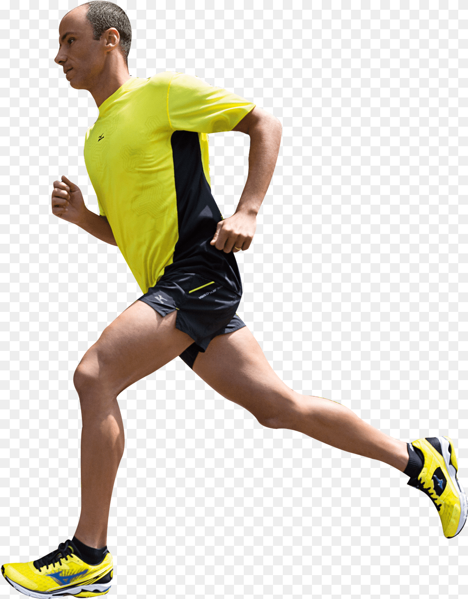 Running Man, Clothing, Shorts, Footwear, Shoe Png Image