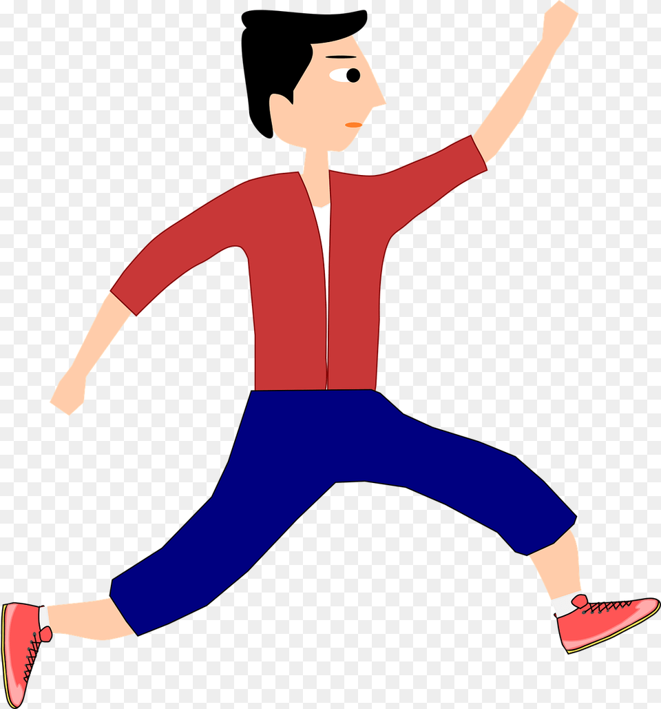 Running Man Cartoon, Adult, Person, Woman, Female Free Transparent Png