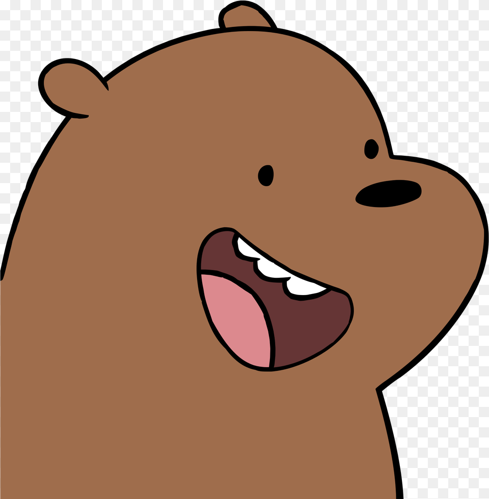 Running Man Online Games And Videos Cartoon Network We Bare Bears Stickers Whatsapp, Body Part, Mouth, Person Free Png Download