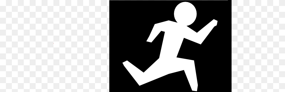 Running Man White Icon Png