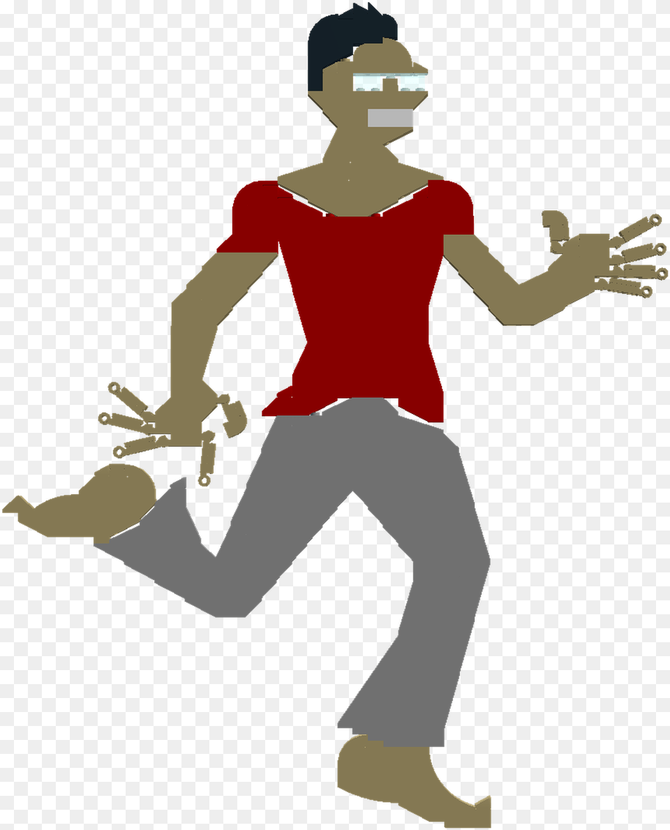 Running Man1 Illustration, Clothing, Pants, Person, Dancing Png