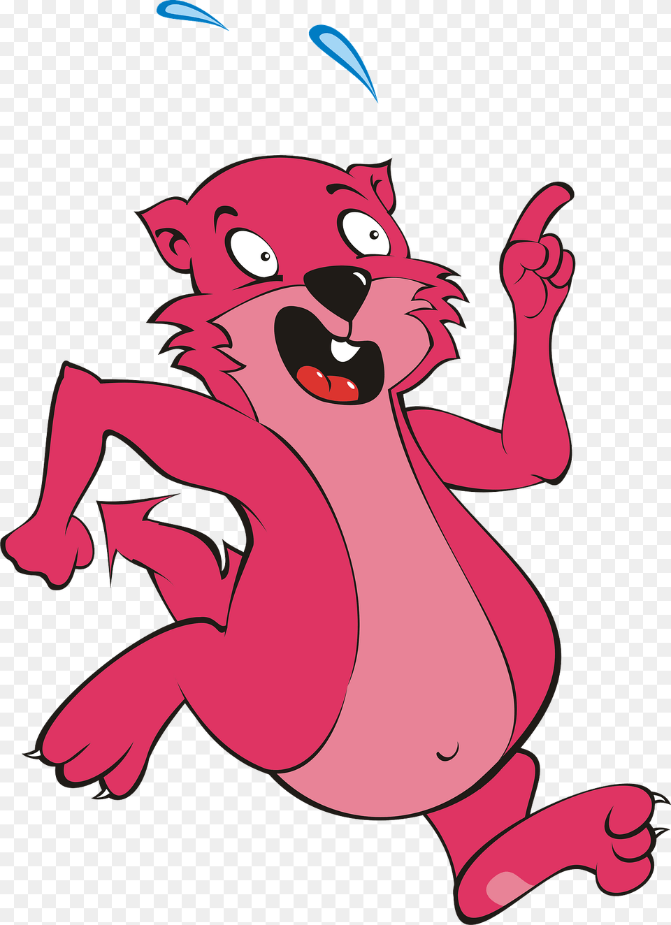 Running Marmot Clipart, Cartoon Free Png