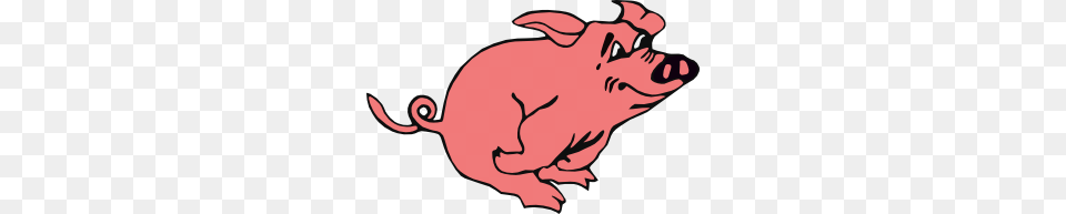 Running Pig Clip Art, Animal, Mammal, Hog, Fish Png