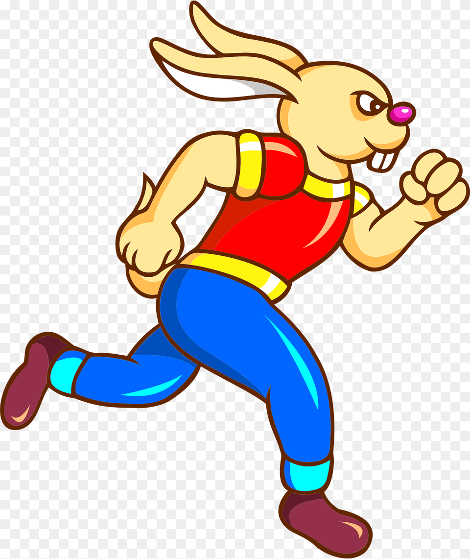 Running Rabbit Clipart, Cartoon, Animal, Fish, Sea Life Free Transparent Png