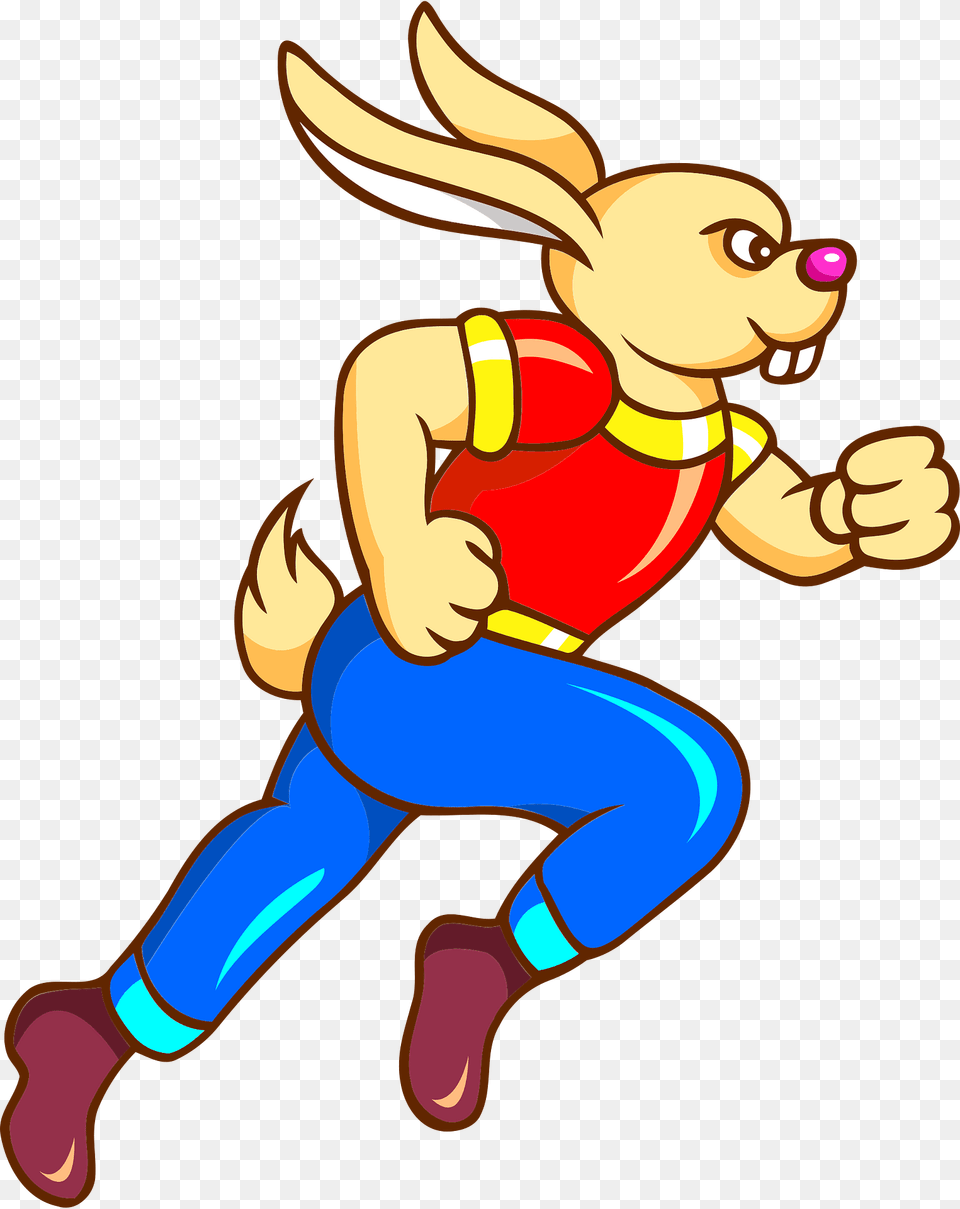 Running Rabbit Clipart, Cartoon, Face, Head, Person Free Png