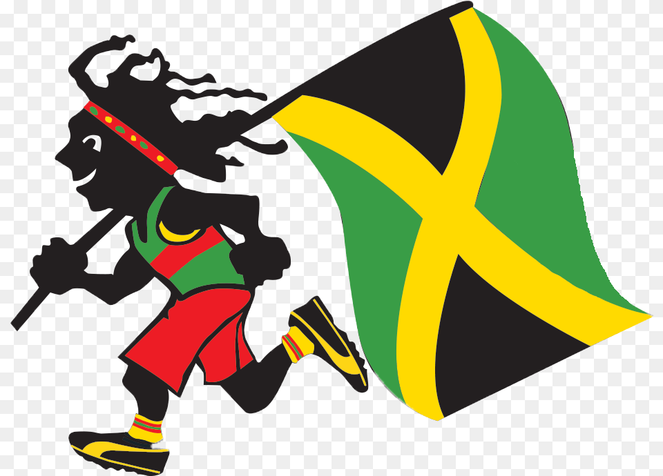 Running Reggae Logo, Person, Face, Head, Flag Free Png