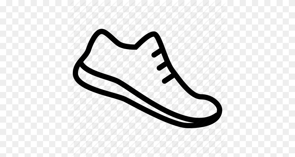 Running Shoe Print Clipart, Clothing, Footwear, Sneaker Free Png Download