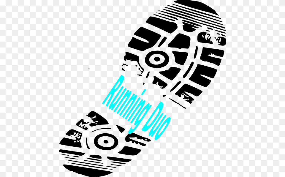 Running Shoe Print Running Duo Clip Art, Stencil, Clothing, Footwear, Person Free Transparent Png