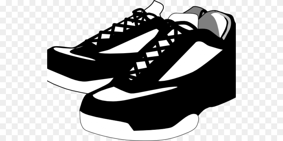 Running Shoes Clipart School Shoe Shoes Clip Art, Clothing, Footwear, Sneaker Png Image