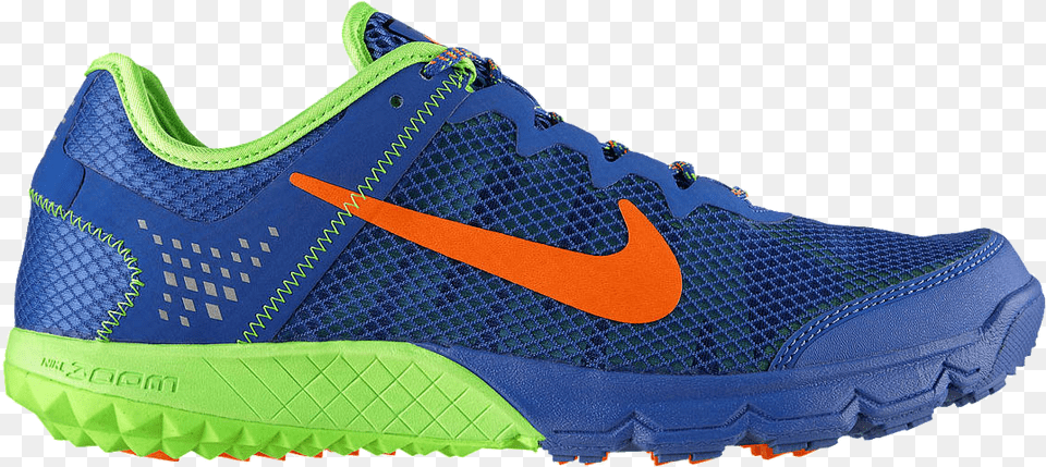 Running Shoes Mens Nike Zoom Wildhorse Blue, Clothing, Footwear, Running Shoe, Shoe Free Png