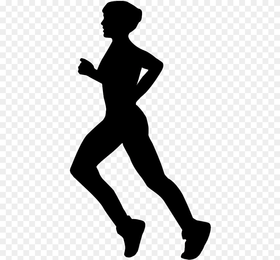 Running Silhouette Clipart Background Motion Sensing Light Ray Diagram, Person, Head, Walking Png