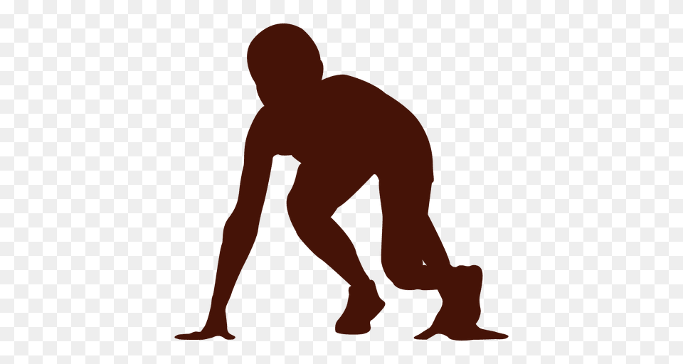Running Start Position Race, Kneeling, Person, Head Free Transparent Png