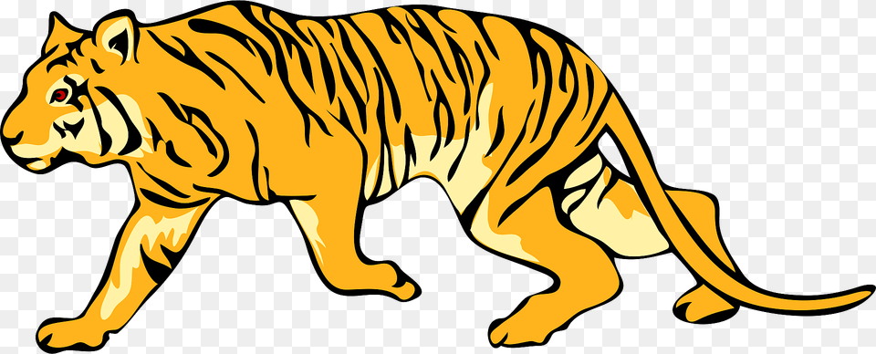 Running Tiger Clipart, Animal, Lion, Mammal, Wildlife Png