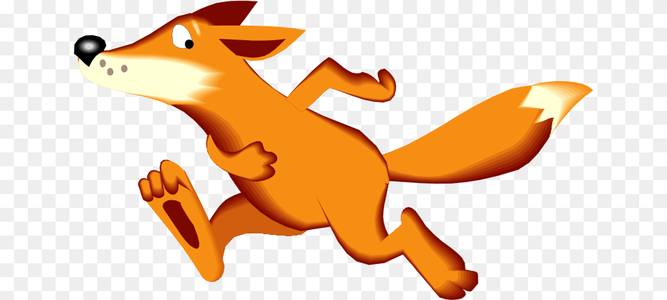 Running With The Wild Things Fox With His Tail On Fire, Baby, Person, Animal Free Png Download