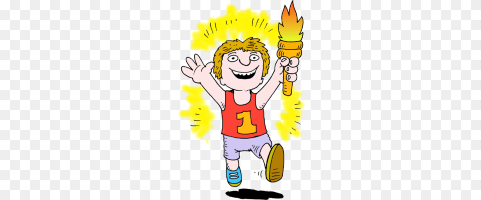 Running With Torch, Light, Baby, Person, Face Free Transparent Png