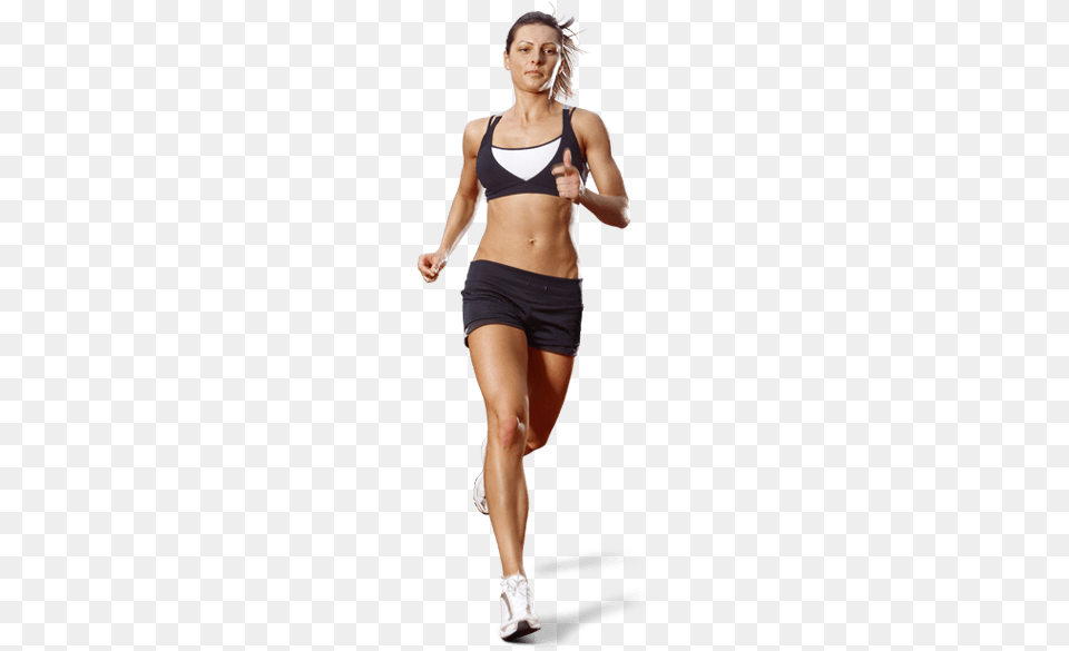 Running Woman Front, Adult, Female, Person, Clothing Png