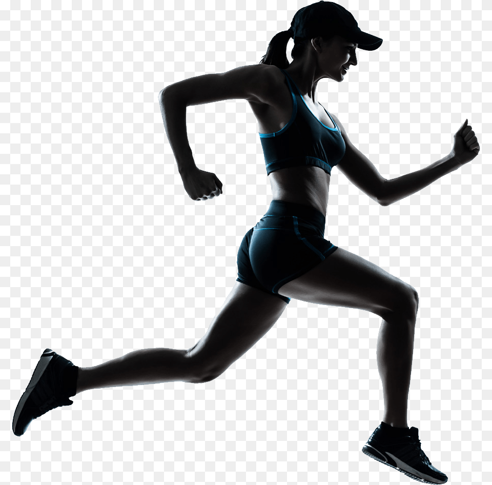 Running Woman Image Girl Running No Background, Adult, Person, Female, Footwear Free Png Download