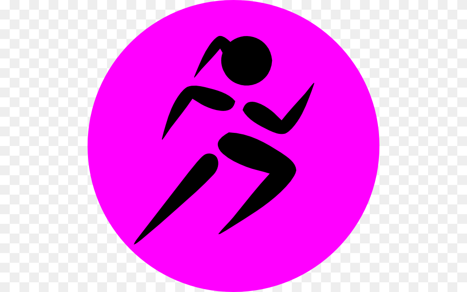 Runninggirl Icon 3 Svg Clip Arts Girl Run Icon, Purple, Symbol Free Png Download