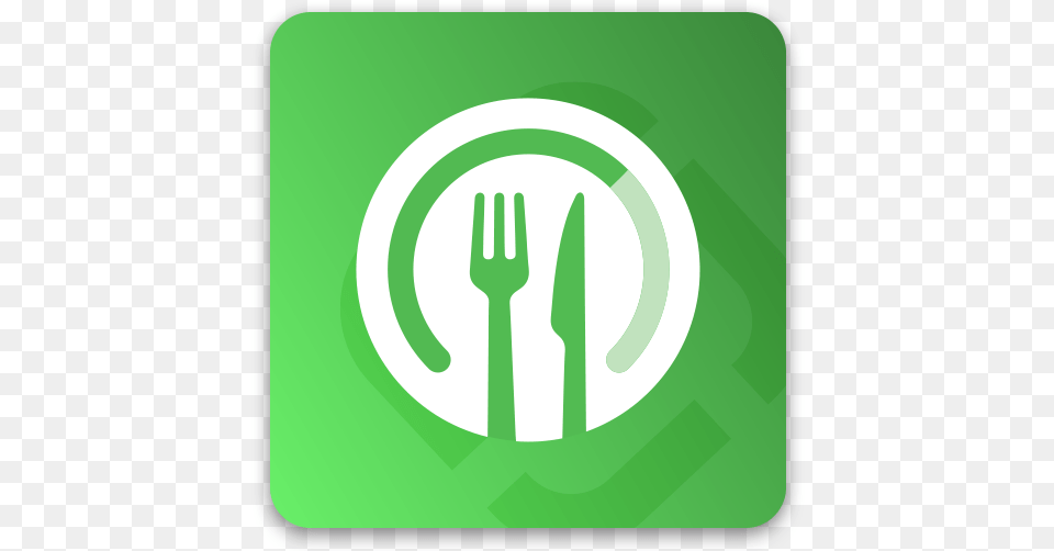 Runtastic Balance Food Diary Calorie Green Calorie Counter Logo, Cutlery, Fork Free Png