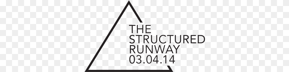 Runway Model The Structured Runway Is Now Calligraphy, Triangle, Text Free Png
